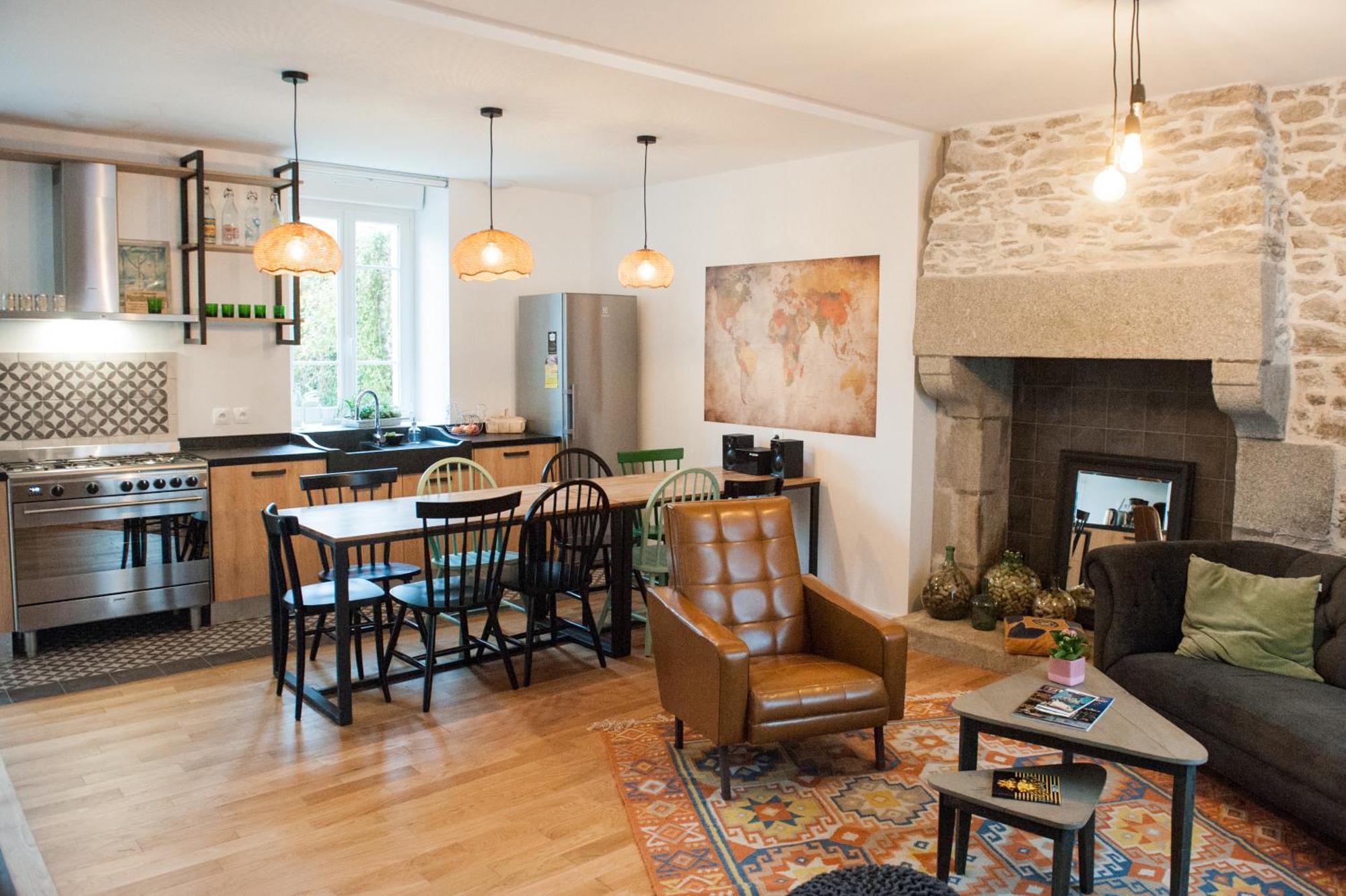 Lesneven Le Quai 18 Bed & Breakfast エクステリア 写真